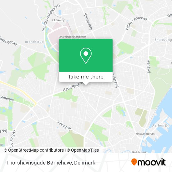 Thorshavnsgade Børnehave map