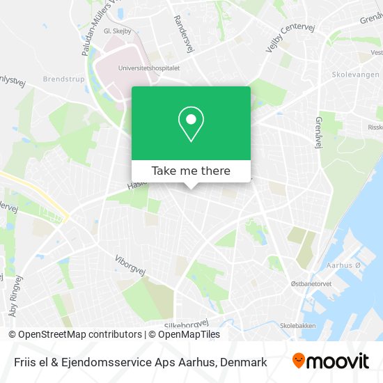 Friis el & Ejendomsservice Aps Aarhus map