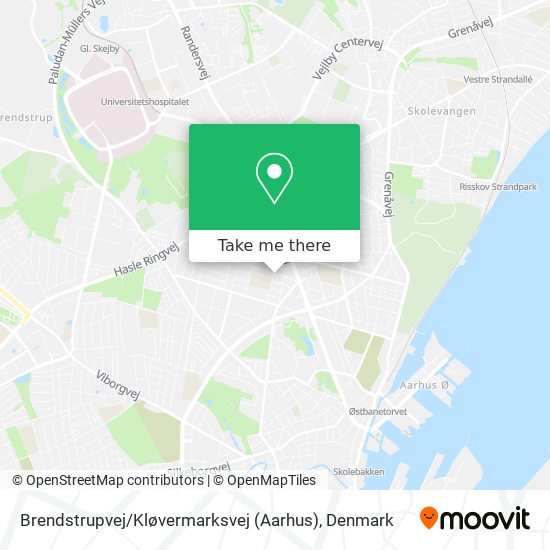 Brendstrupvej / Kløvermarksvej (Aarhus) map