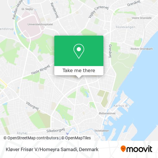 Kløver Frisør V/Homeyra Samadi map