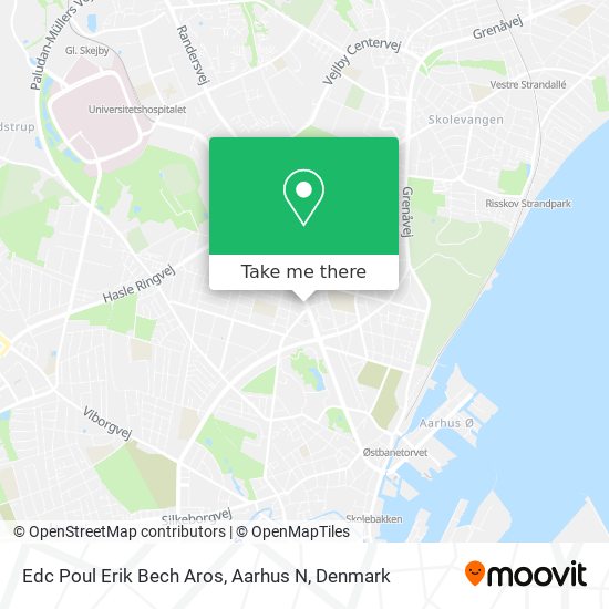Edc Poul Erik Bech Aros, Aarhus N map