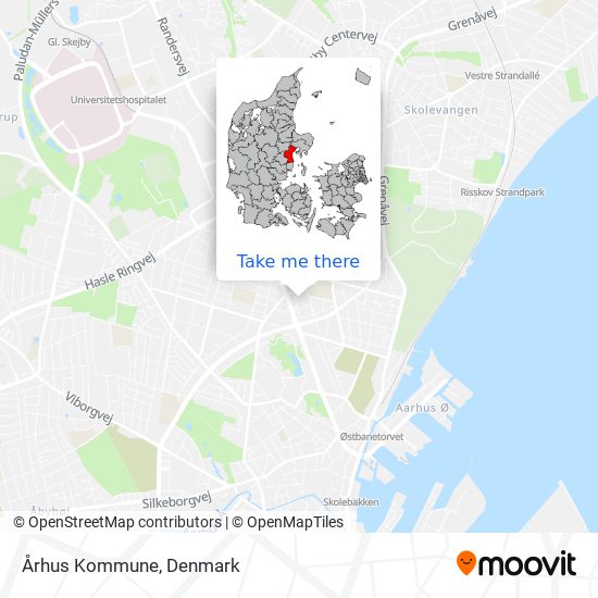 Århus Kommune map