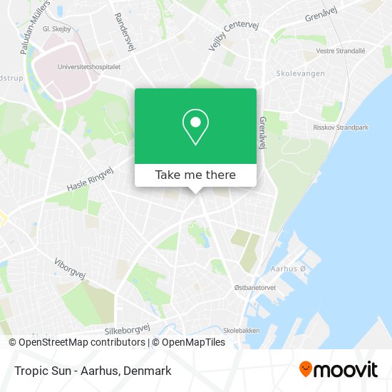 Tropic Sun - Aarhus map