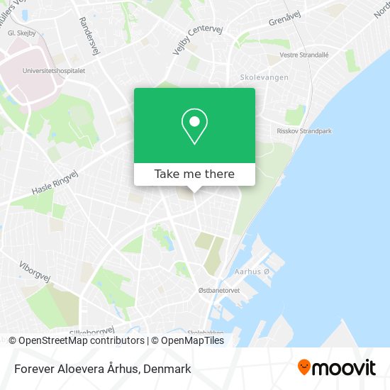 Forever Aloevera Århus map