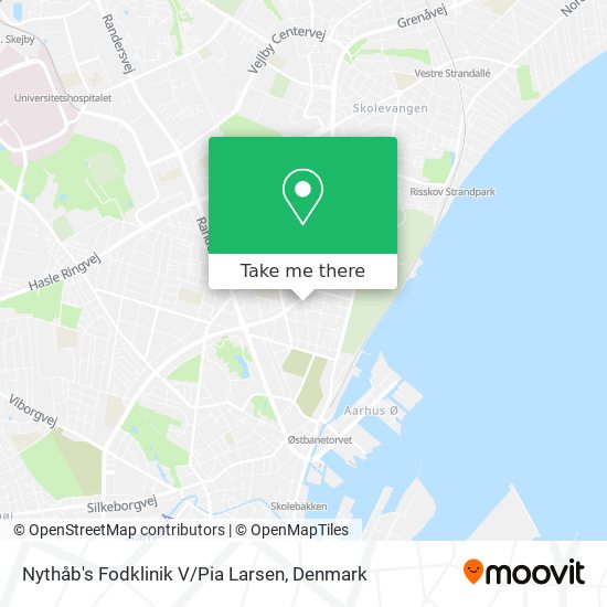 Nythåb's Fodklinik V / Pia Larsen map