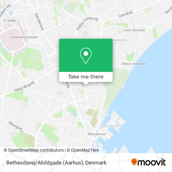 Bethesdavej/Abildgade (Aarhus) map