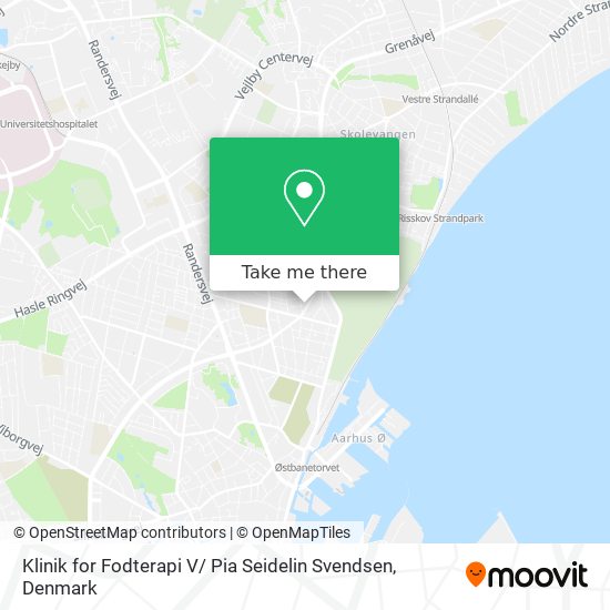 Klinik for Fodterapi V/ Pia Seidelin Svendsen map