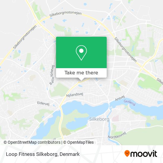 Loop Fitness Silkeborg map