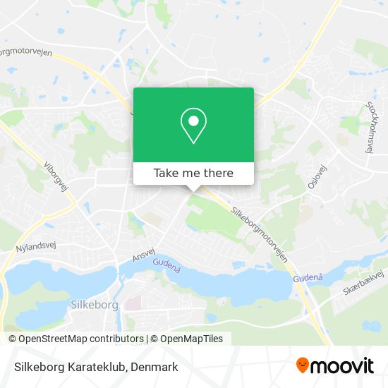 Silkeborg Karateklub map