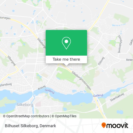 Bilhuset Silkeborg map