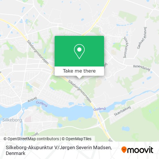 Silkeborg-Akupunktur V / Jørgen Severin Madsen map