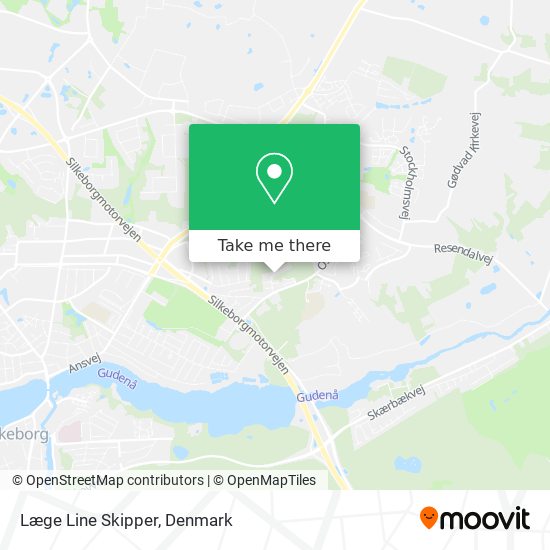 Læge Line Skipper map