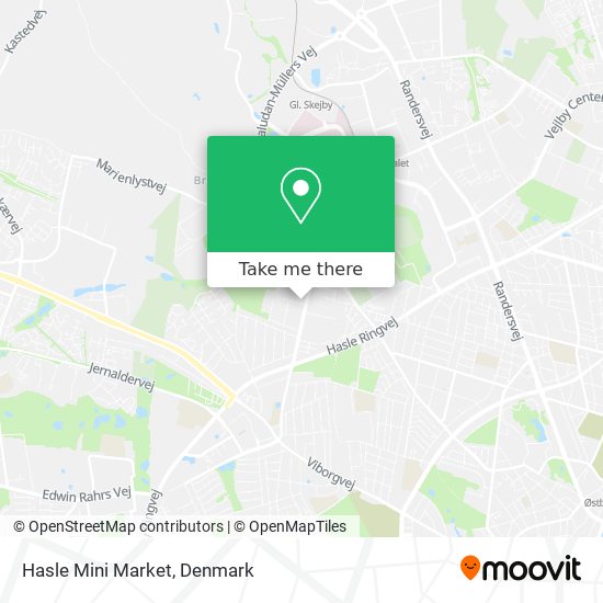 Hasle Mini Market map