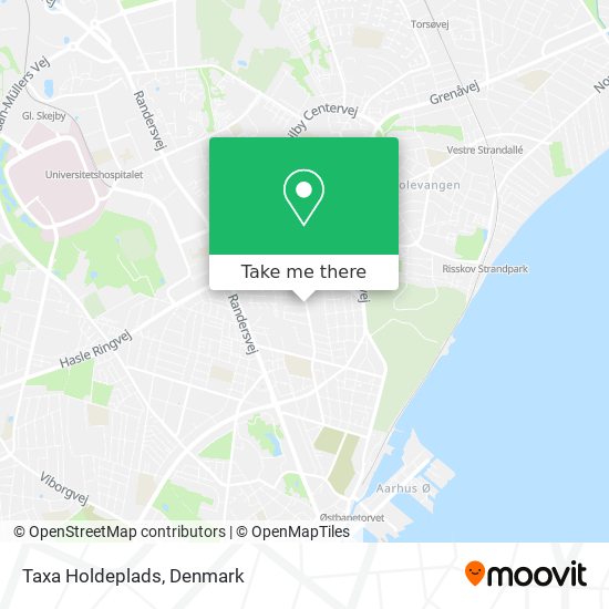 Taxa Holdeplads map