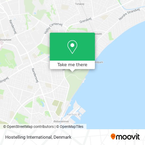 Hostelling International map