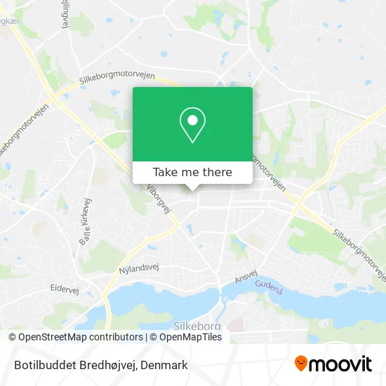 Botilbuddet Bredhøjvej map