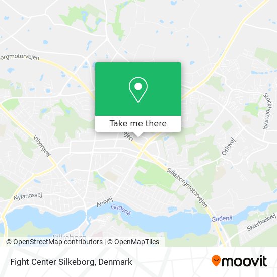 Fight Center Silkeborg map