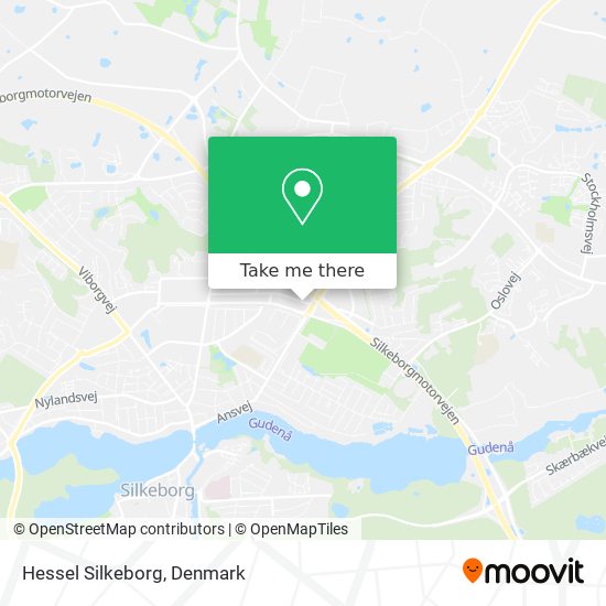 Hessel Silkeborg map