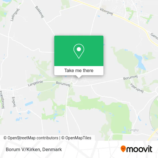 Borum V/Kirken map