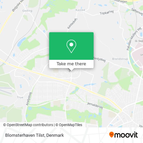 Blomsterhaven Tilst map