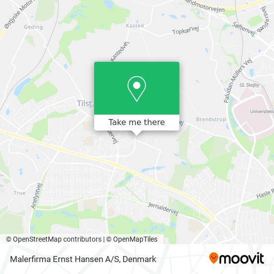 Malerfirma Ernst Hansen A/S map