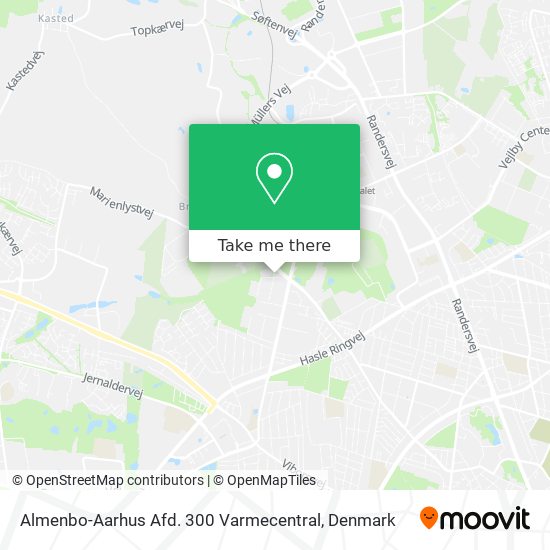 Almenbo-Aarhus Afd. 300 Varmecentral map
