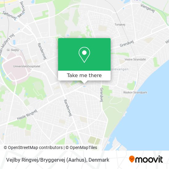 Vejlby Ringvej / Bryggervej (Aarhus) map