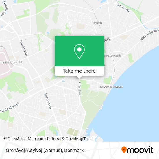 Grenåvej/Asylvej (Aarhus) map