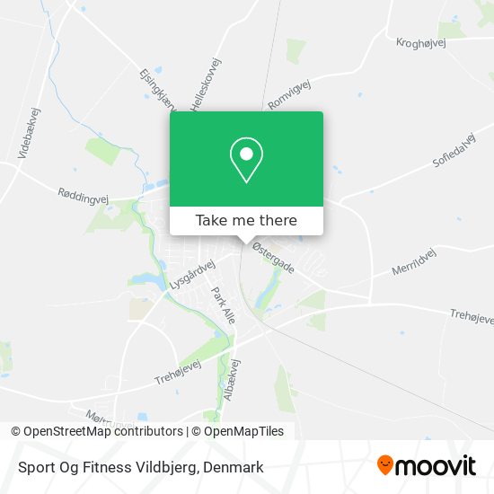 Sport Og Fitness Vildbjerg map