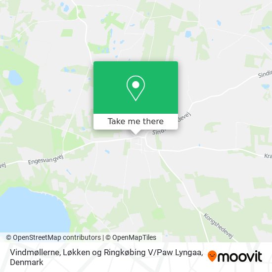 Vindmøllerne, Løkken og Ringkøbing V / Paw Lyngaa map
