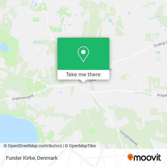 Funder Kirke map