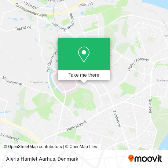 Aleris-Hamlet-Aarhus map