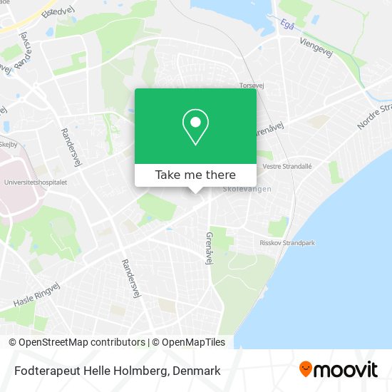 Fodterapeut Helle Holmberg map
