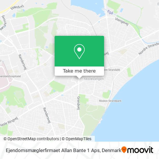 Ejendomsmæglerfirmaet Allan Bante 1 Aps map