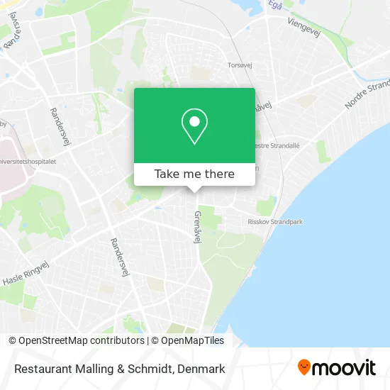 Restaurant Malling & Schmidt map