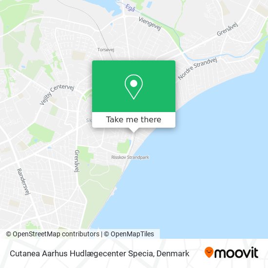 Cutanea Aarhus Hudlægecenter Specia map