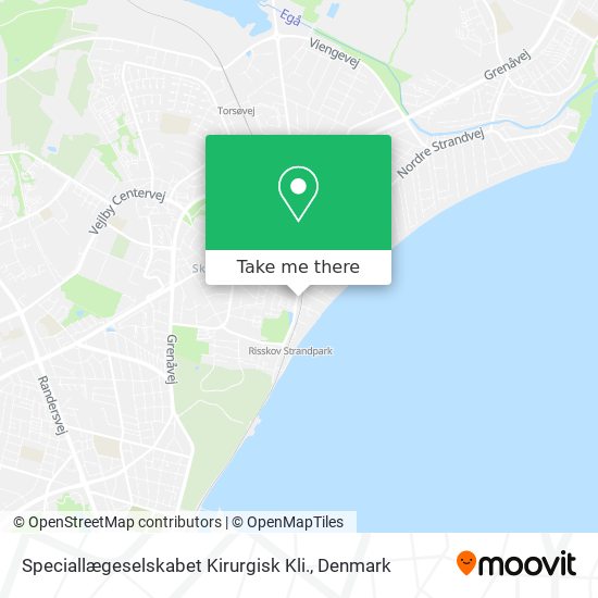 Speciallægeselskabet Kirurgisk Kli. map