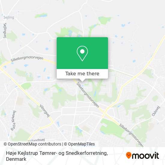Høje Kejlstrup Tømrer- og Snedkerforretning map