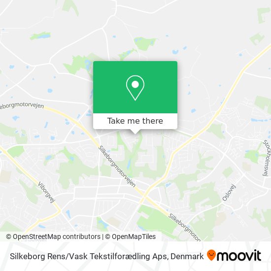Silkeborg Rens / Vask Tekstilforædling Aps map