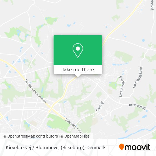 Kirsebærvej / Blommevej (Silkeborg) map