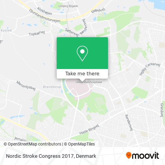 Nordic Stroke Congress 2017 map