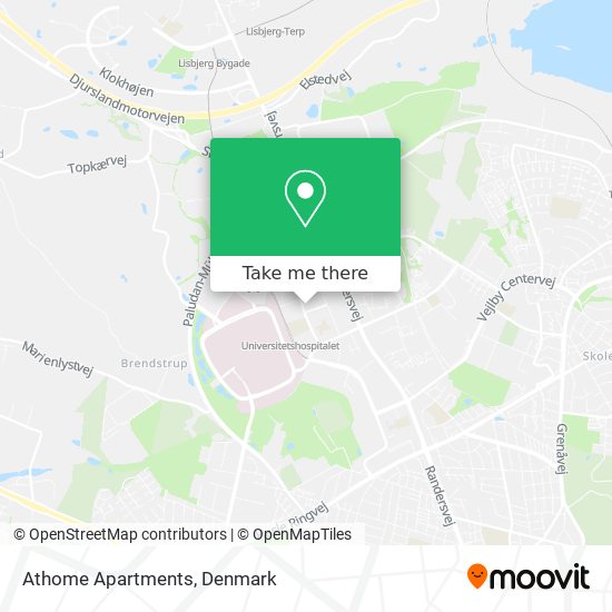 Athome Apartments map