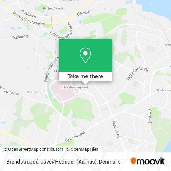 Brendstrupgårdsvej / Hedager (Aarhus) map