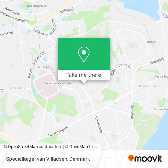 Speciallæge Ivan Villadsen map