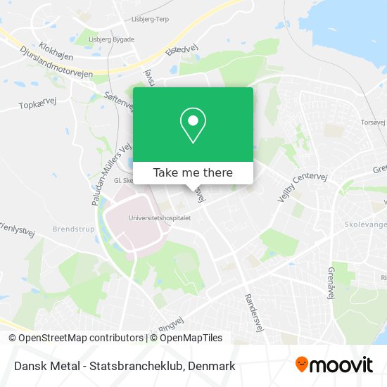 Dansk Metal - Statsbrancheklub map