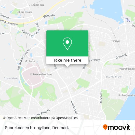 Sparekassen Kronjylland map