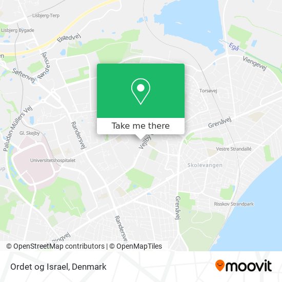 Ordet og Israel map