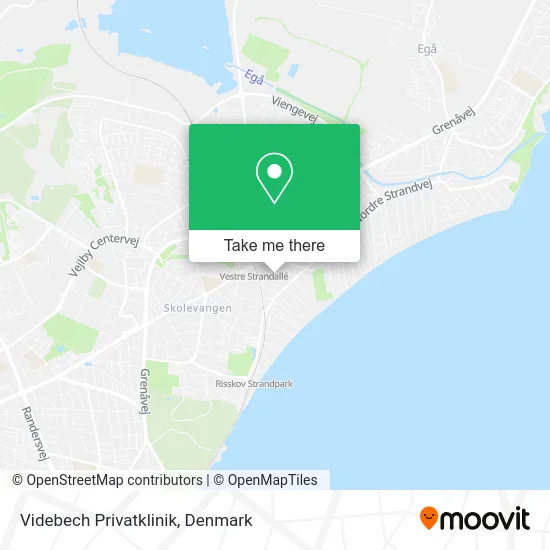 Videbech Privatklinik map