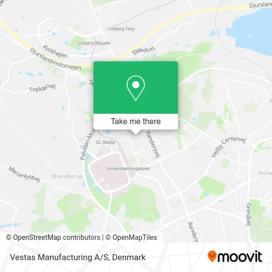 Vestas Manufacturing A/S map