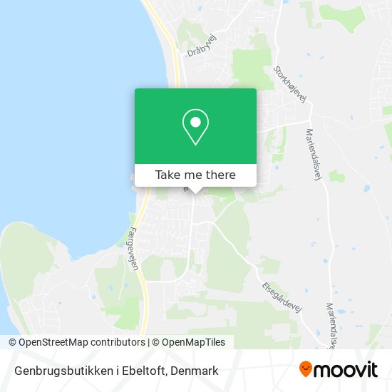 Genbrugsbutikken i Ebeltoft map